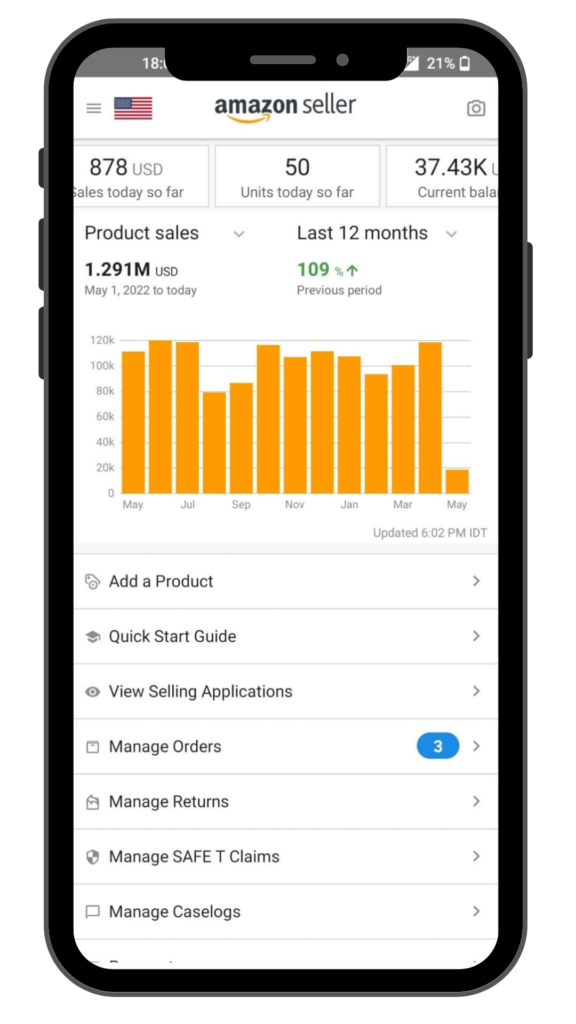 White and Black Minimalist Phone Mockup Instagram Story